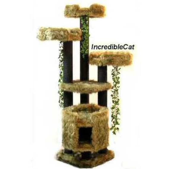  UNIQUE  Cat TREES  6 High Breckenridge Best Cat Beds