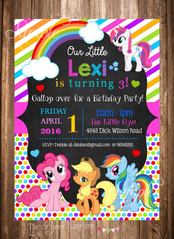 My Little Pony Invitations 10