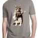 cat playing banjo t shirt