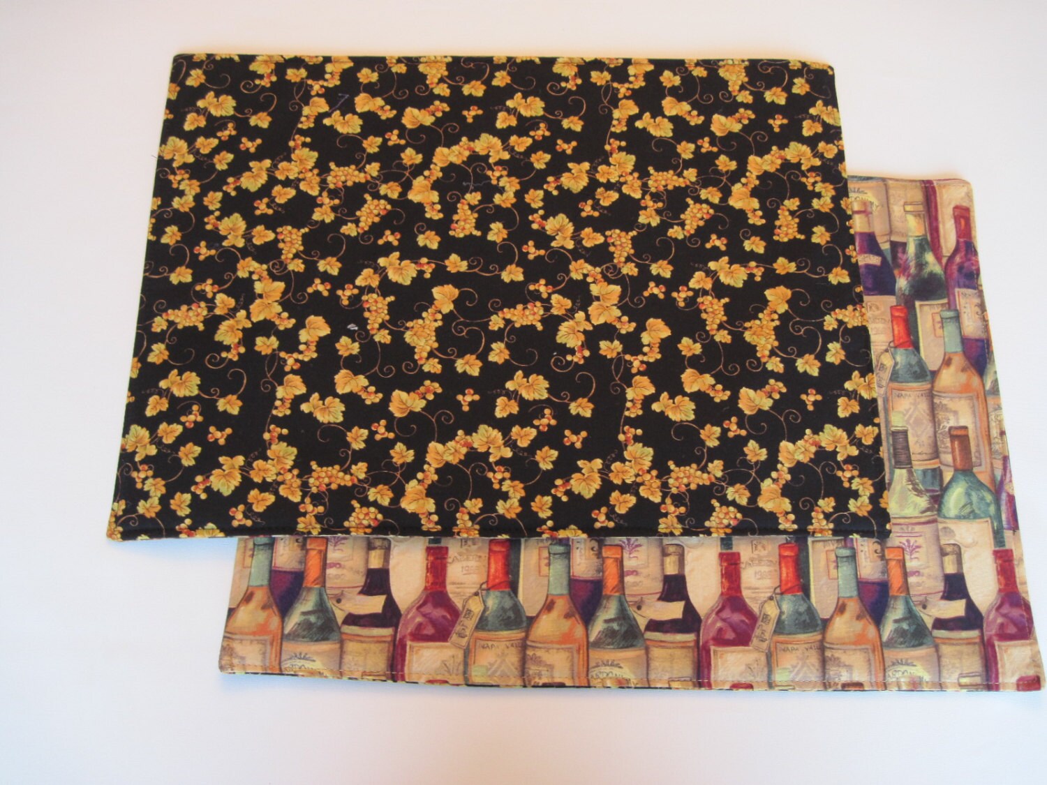 Wine Lovers Placemats Reversible Tuscany Placemats 4 or 6