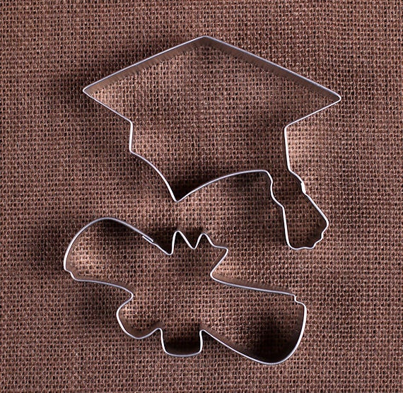 Graduation Cookie Cutter Set Graduation Cap Cookie Cutter