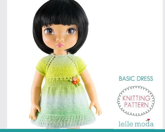 Disney Animators Doll Clothes Knitting Pattern 16 inch Doll