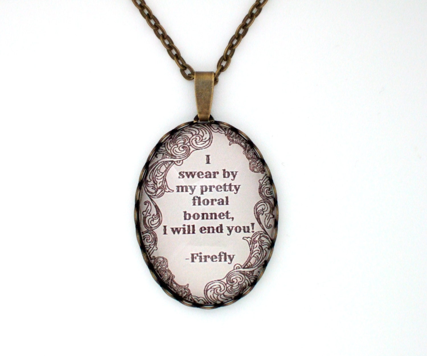 Firefly Necklace Browncoats Necklace Steampunk Necklace