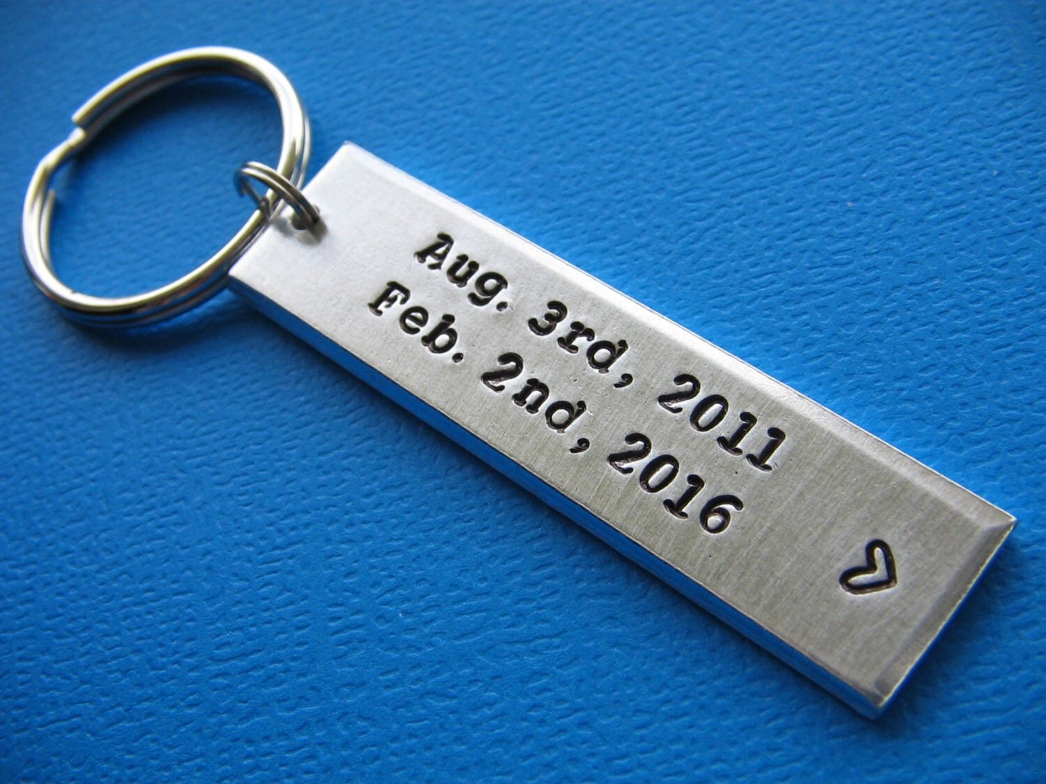 Custom Keychain Metal Keychain Hashtag Keychain