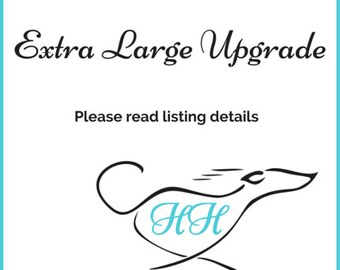 EXTRA LARGE Martingale Collar Upgrade, Extra Large Dog Collar, Greyhound Collar, Custom Dog Collar, Large Dog