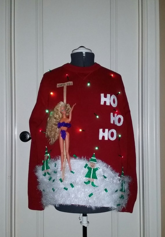 Custom Made to OrderTacky Ugly Christmas Sweater Naughty