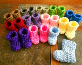 crochet Baby booties