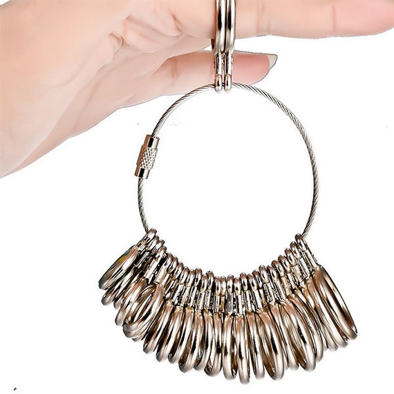 1supply Guages jewelry Tools Mandrel sizing tool silver clr, ring