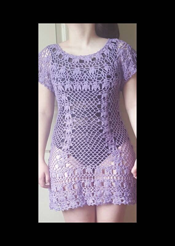 Royal Lilac Beach Dress / Cover Up / by EasyBreezyCoverUp