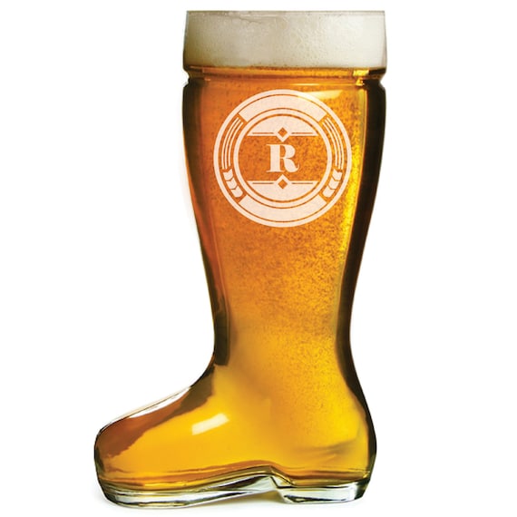 inital beer glass