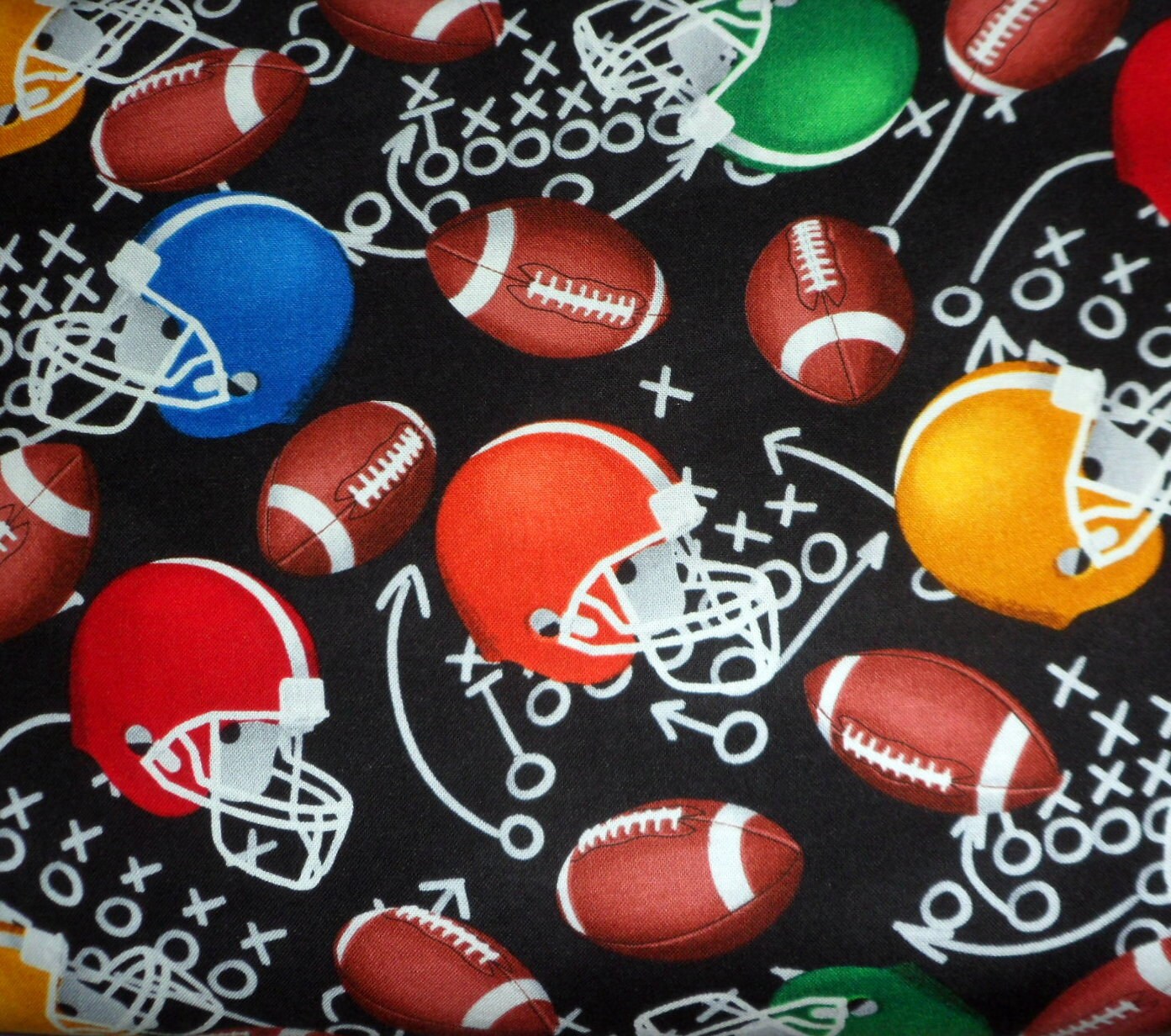 Football Fabric Football Helmet Cotton Fabric Timeless