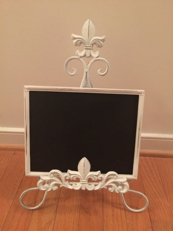 Easel/ Metal Easel/ Wedding Easel/ White Easel/ Wedding Decor