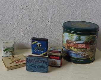 Tobacco Tin Collection. Six Tins.