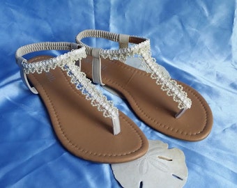 sandale mariage doré