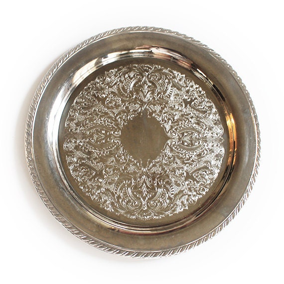 Large Oneida Silver Tray