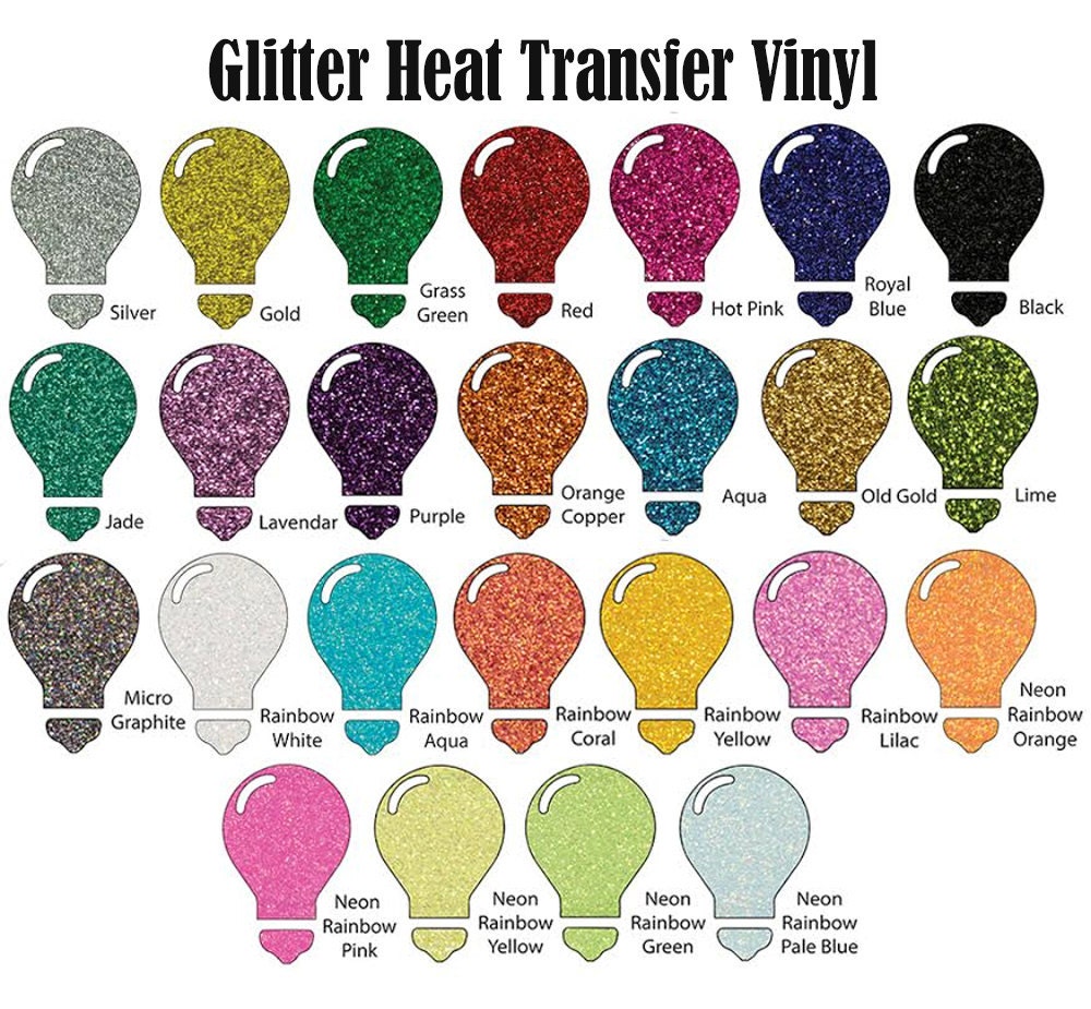 How To Use Glitter Heat Transfer Vinyl