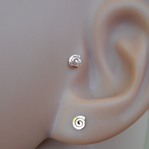 Nose Stud Nose Ring Nose Piercing Spiral Nose Ring 14K