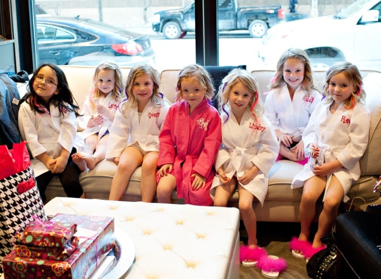 Child's Robe Spa Party Girls Spa Party Robe by