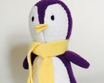 purple penguin stuffed animal