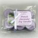 Tea Lights, Soy, One Dozen, French Lavender, Purple, 12 French Lavender Tea Lights
