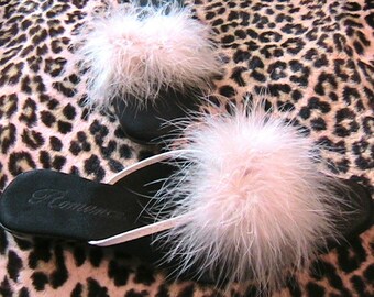 marabou slippers