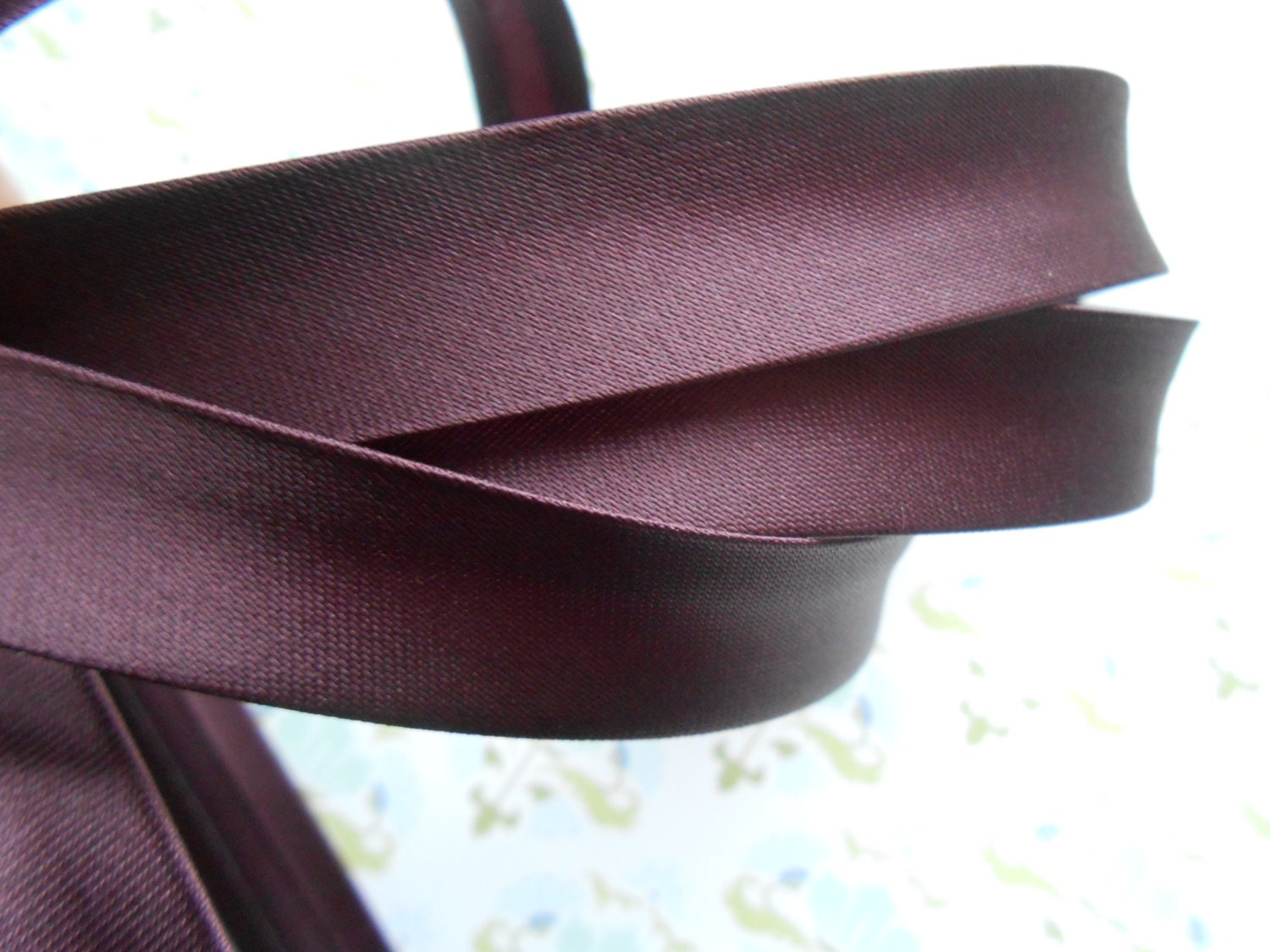 Satin Bias Tape Binding Plum