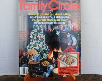 Vintage 1982 Family Circle Magazine December 7th