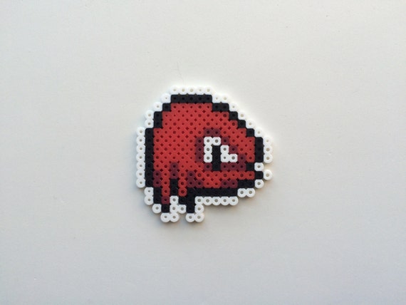 Sonic Perler Bead Sprite Knuckles the Echidna by ToughTurtles