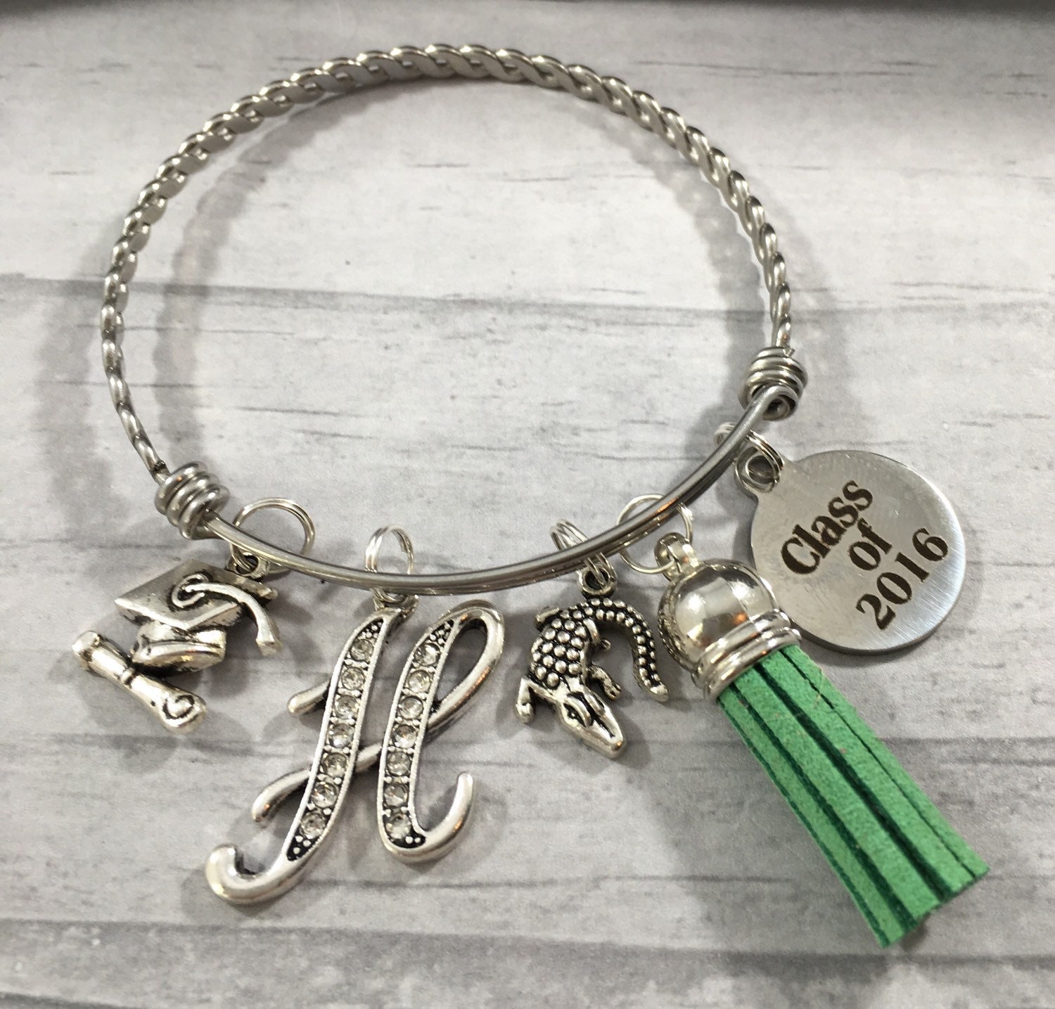 High School Graduation T Bracelet Graduation Jewelry