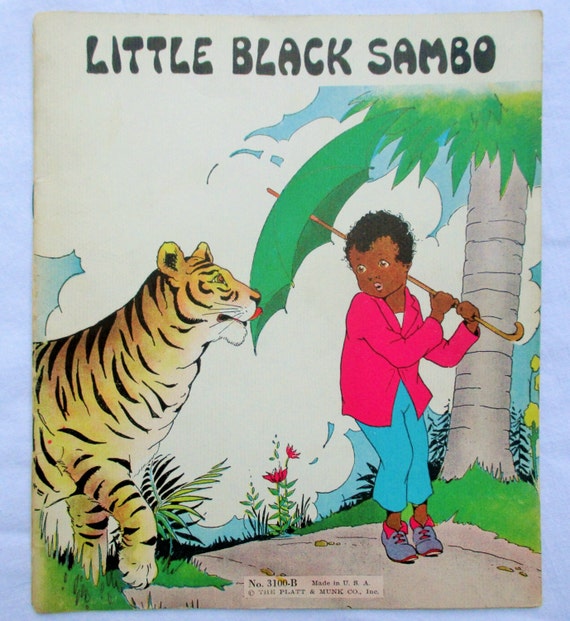 Vintage or Antique Little Black Sambo Platt & Munk 1932 book