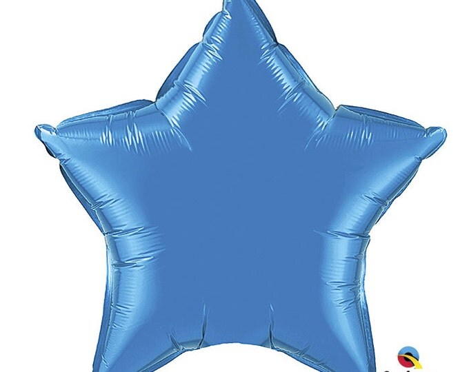 9" Preinflated Metallic Star Balloons - A set of 4 balloons
