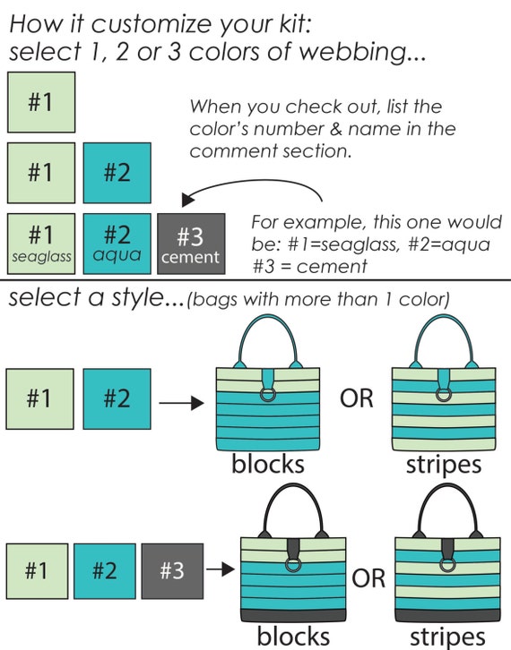 LARGE Market Tote Seat Belt bing Kit cozy nest design