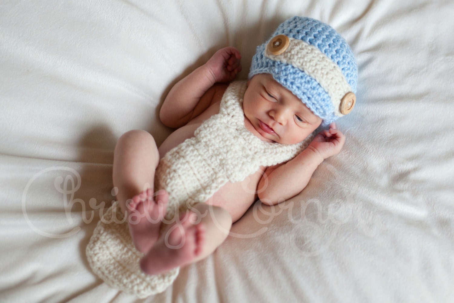 Crochet Baby Boy Hat Newsboy Hat Baby Boy Neck Tie Baby