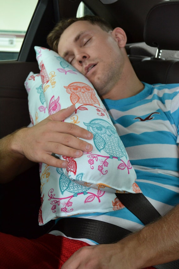 Travel Pillow Seat Belt Cover Present Gift Road Trip Camping