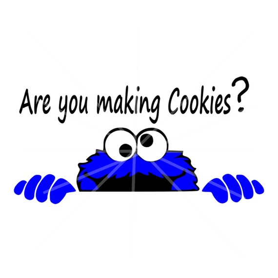 Download #HANDMADE SVG Cookie Monster Are you making Cookies DXF by ...