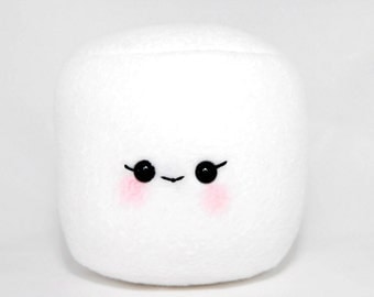 Marshmallow Plush-Squishy-Kawaii- White-Toy-Marshmallow-Gift-Home Decor-Food Plush-Geek-Christmas Gift-Food Plush