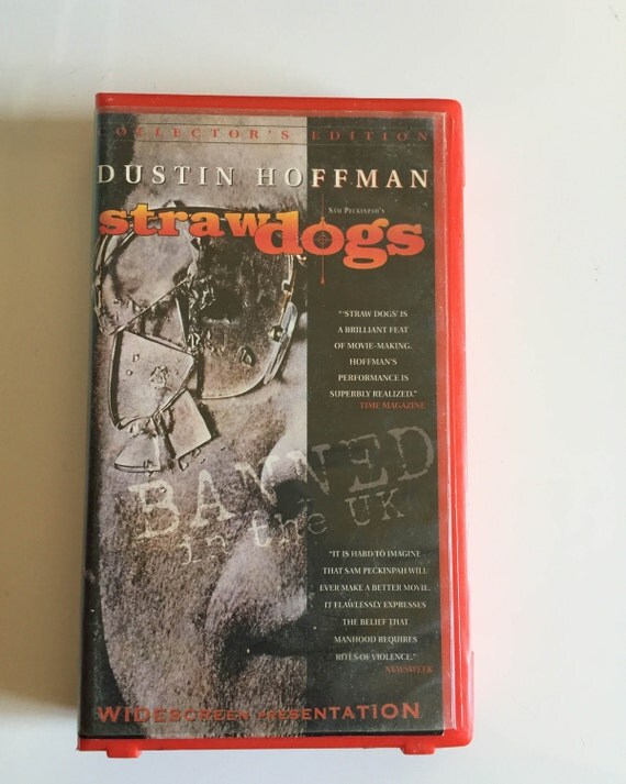 Straw Dogs VHS Widescreen UNRATED Collector's Edition
