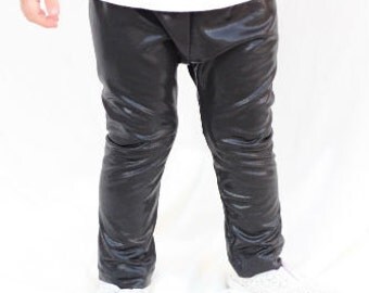 baby boy leather pants