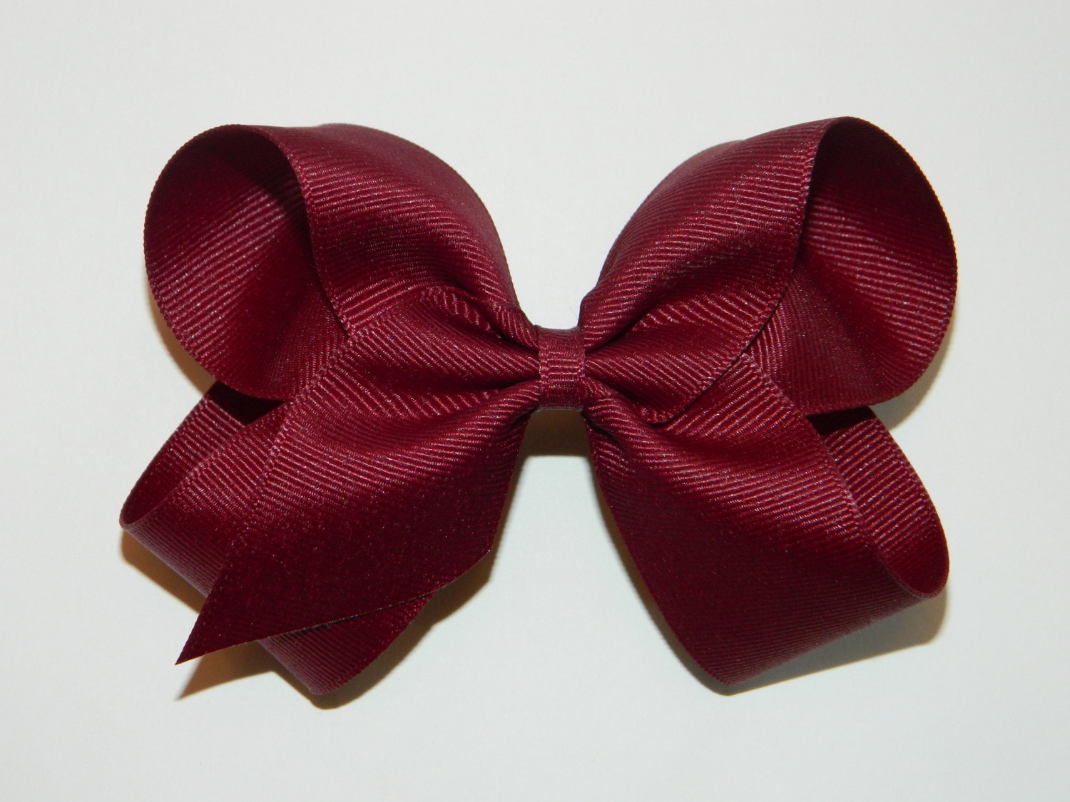 Maroon Large Hair Bow