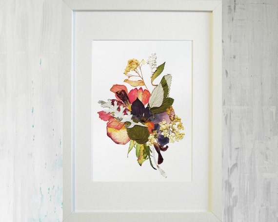  Flower  print Wall  art decor  Dry flower  Botanical print