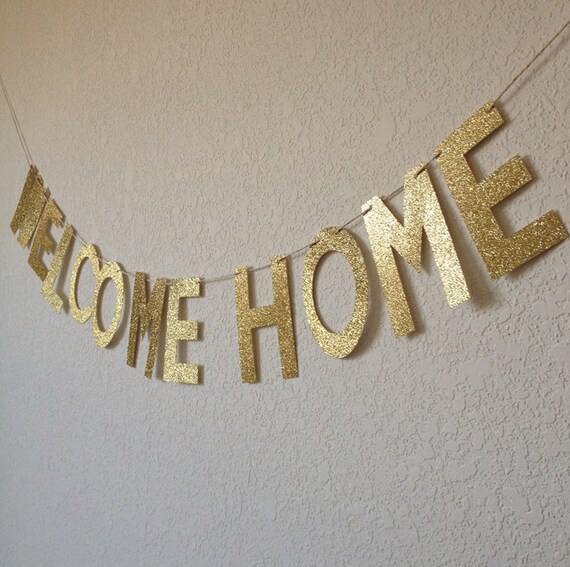 Glitter Home Banner // New Home Banner // Military
