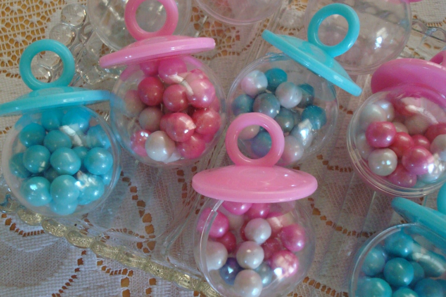 Fillable Pacifiers Favors for Baby Shower by SimplyCreatedForYou6