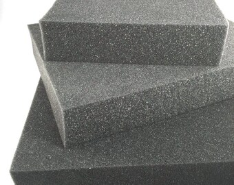 Needle felting foam pad - 2" thick - Dense charcoal color - Long lasting - Felting Supplies