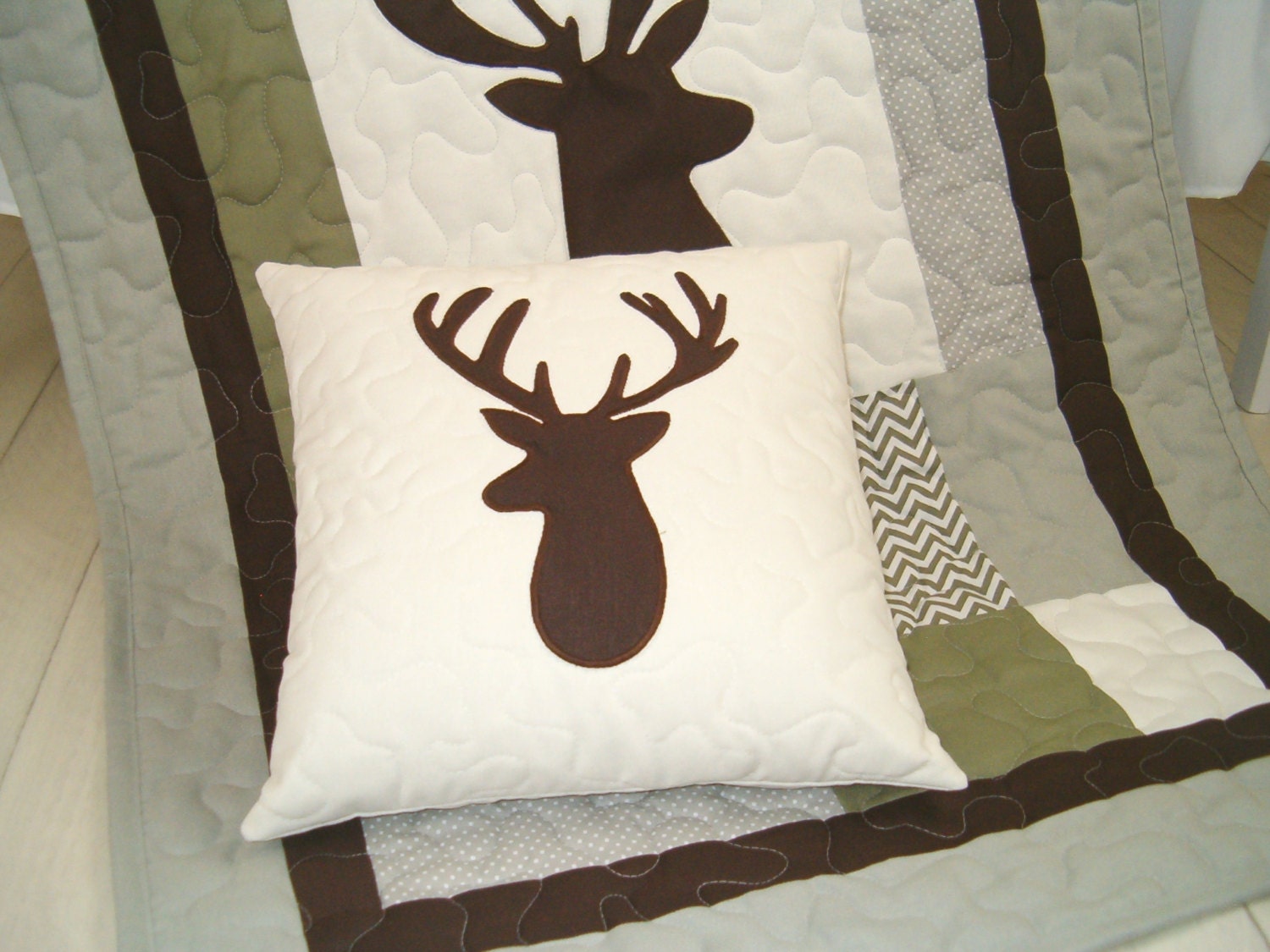 Deer Baby Blanket Baby Deer Blanket Woodland Baby Blanket