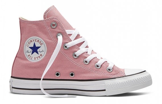 blush high top converse