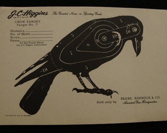 Vintage Crow Target no. 7 by J C Higgins
