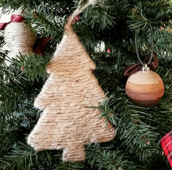 Christmas Ornament Jute Rope Christmas Tree