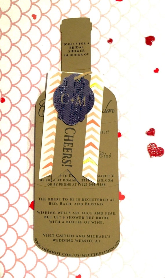 Champagne Bottle Invitations 9