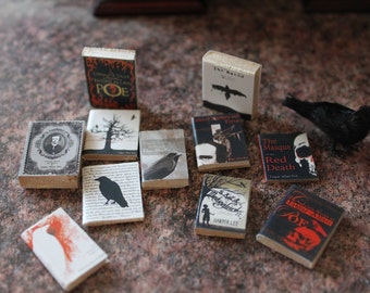 Dollhouse miniature 11 books of EDGAR ALLAN POE