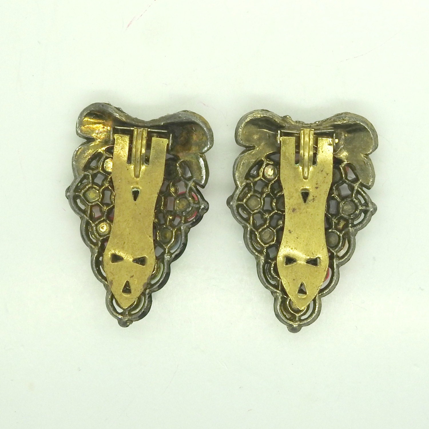 Dress clips vintage, Unique women's jewelry, vintage dress clips